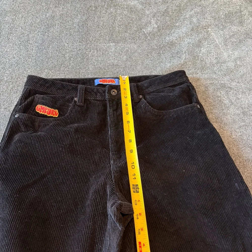 Empyre Loose Fit Black Corduroy Skate Pants Size 30 - Picture 7 of 10